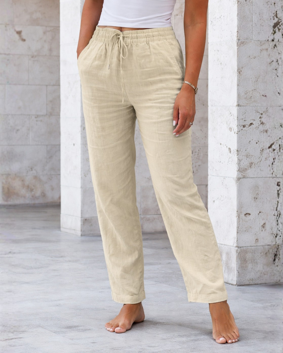 Pantalón Transpirable de Corte Relajado