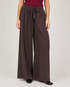 Pantalón Largo Palazzo con Cintura Elástica®
