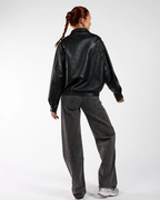 Chaqueta De Cuero De Alta Calidad y Comodidad Para Mujer