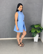 Conjunto de Sastrería de Chaleco y Pantalón Corto