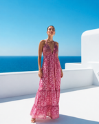 Vestido Largo Bohemio con Espalda Descubierta®