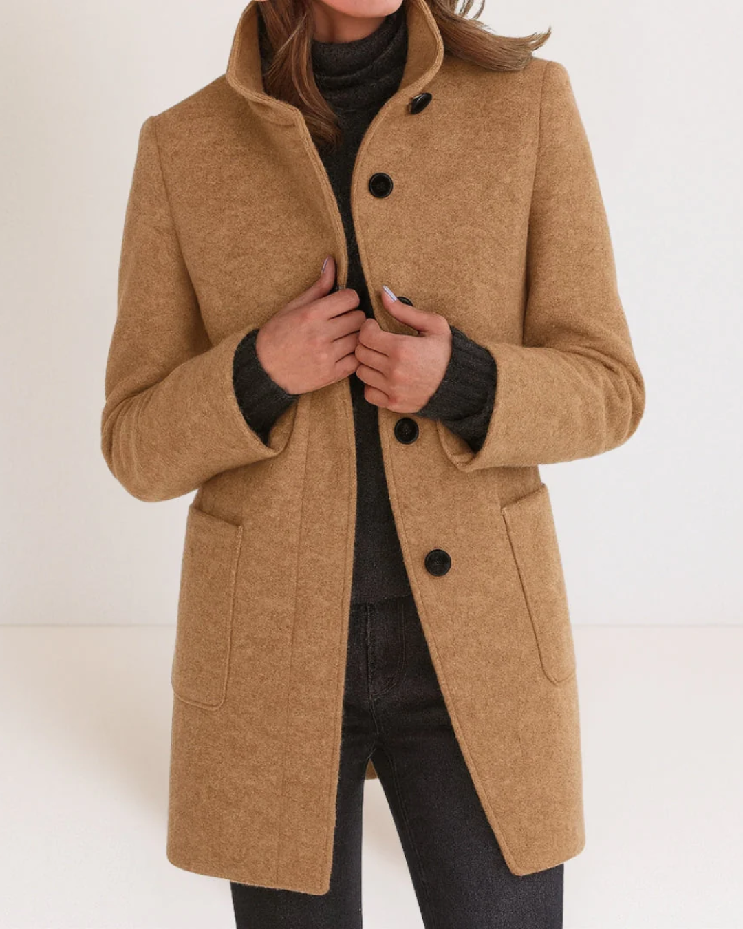 Chaqueta de Cuello Alto para Mujer®