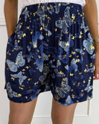 Short Elástico con Estampado de Mariposas®