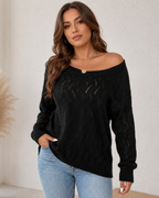 Jersey Calado con Escote Bardot