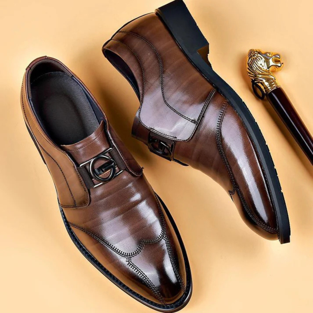 Zapatos de vestir de cuero