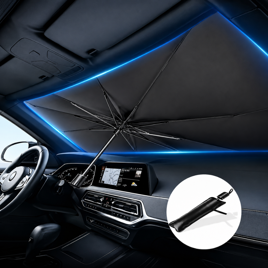 Parasol Plegable para Coche con Funda Compacta®