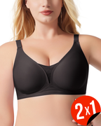 Sujetador sin Aros con Escote en V (OFERTA 2X1)®