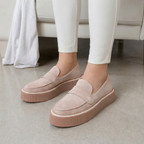 Mocasines de Ante con Suela de Goma