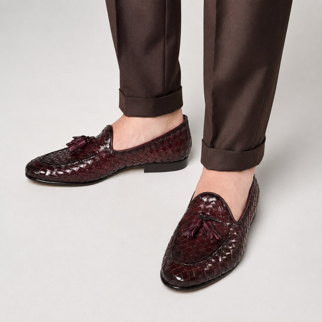 Mocasines Elegantes de Piel Trenzada®