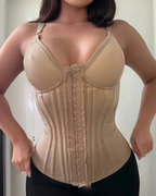 Faja colombiana estilo corsé con refuezo para mayor control abdominal