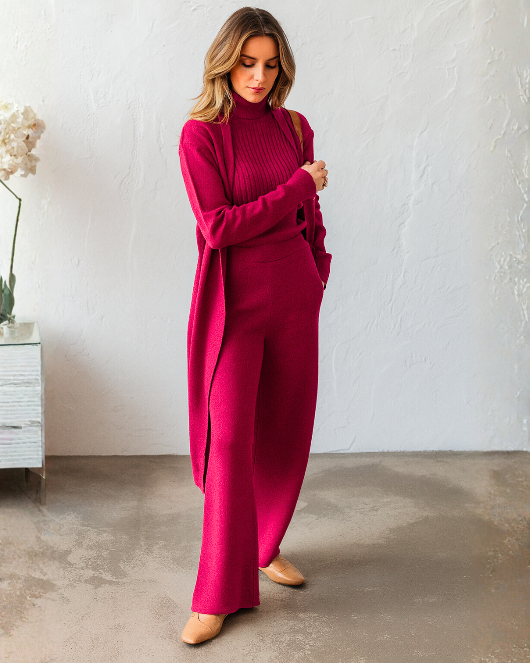 Elegante conjunto de tres piezas Versatilidad con estilo para mujer®