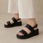 Sandalias de Plataforma con Doble Tira®