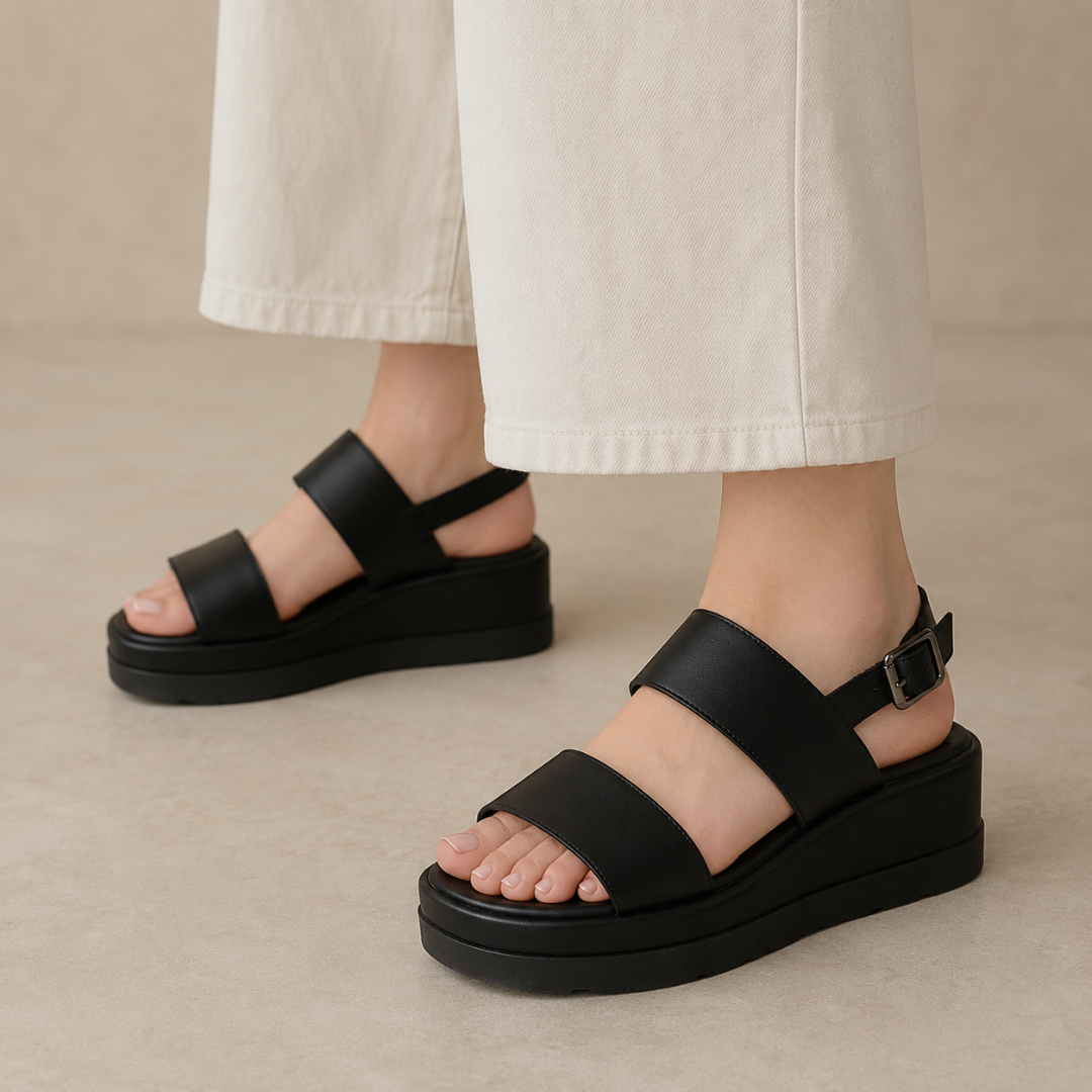 Sandalias de Plataforma con Doble Tira®
