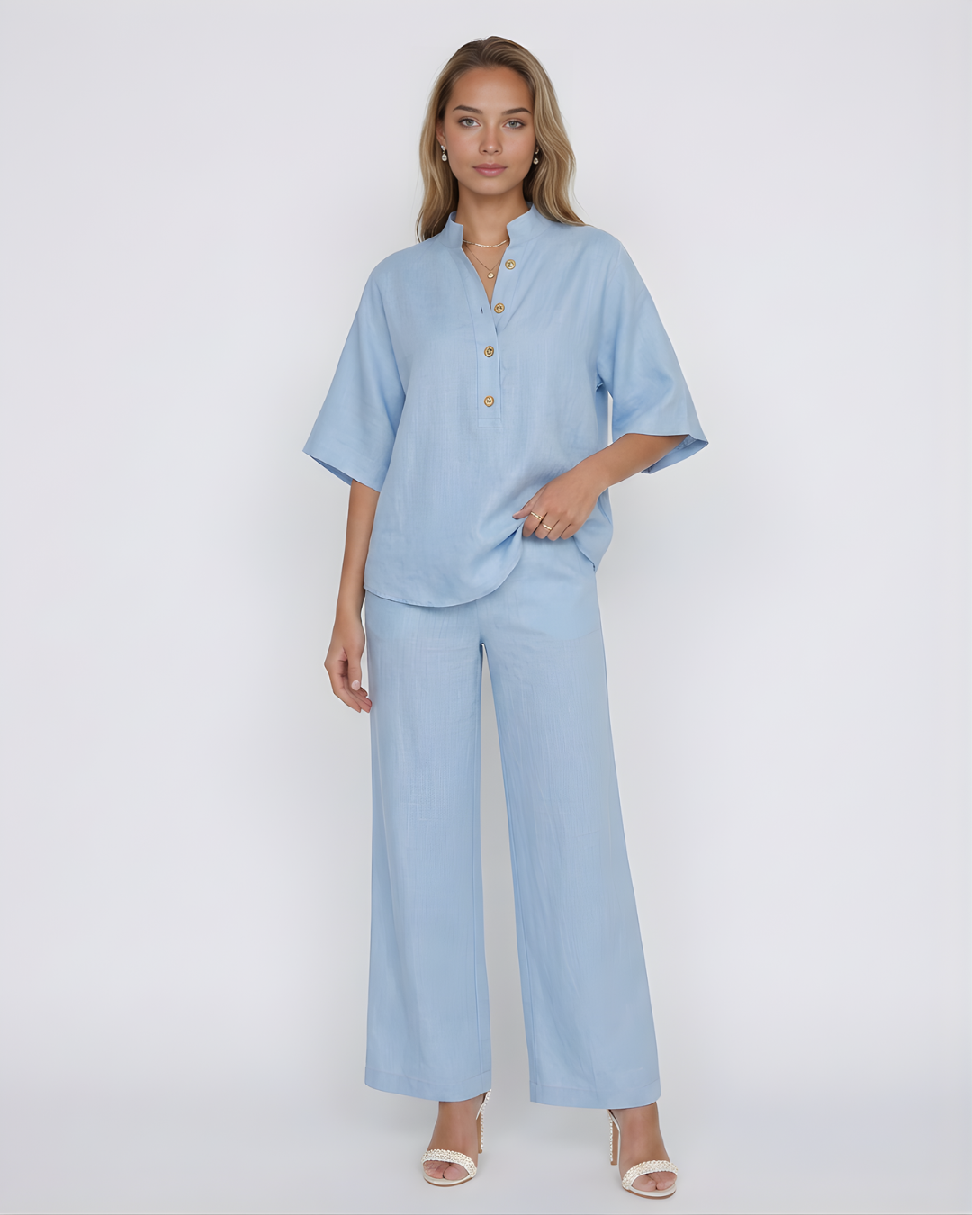 Conjunto de Lino de Dos Piezas®