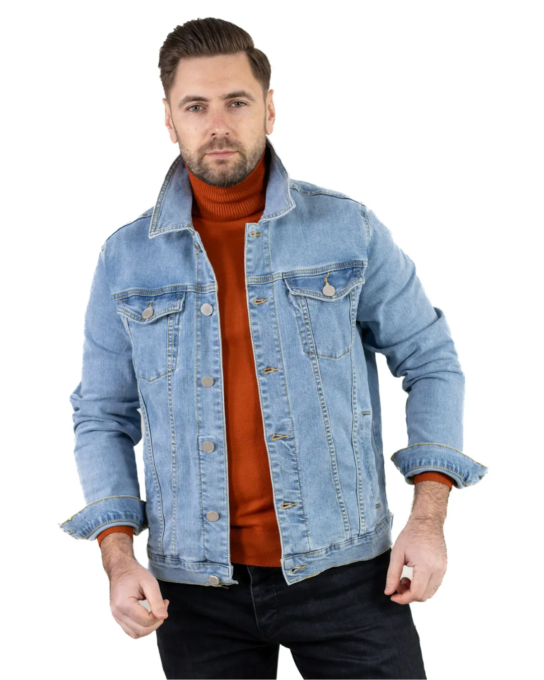 Chaqueta Vaquera de Estilo Clásico para Hombre®