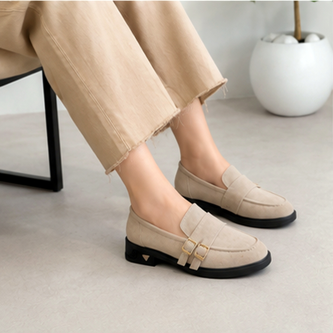 Mocasín casual con doble hebilla®