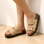 Sandalias con Doble Hebilla Venecia