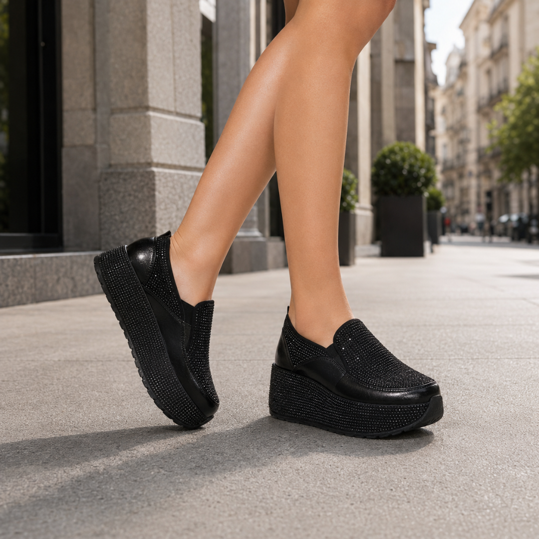 Zapatillas slip on con brillos®