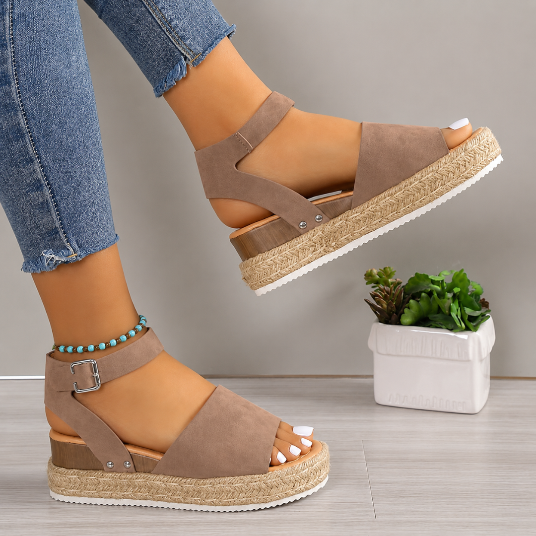 Sandalias de Cuña con Plataforma