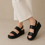 Sandalias de Plataforma con Doble Tira®