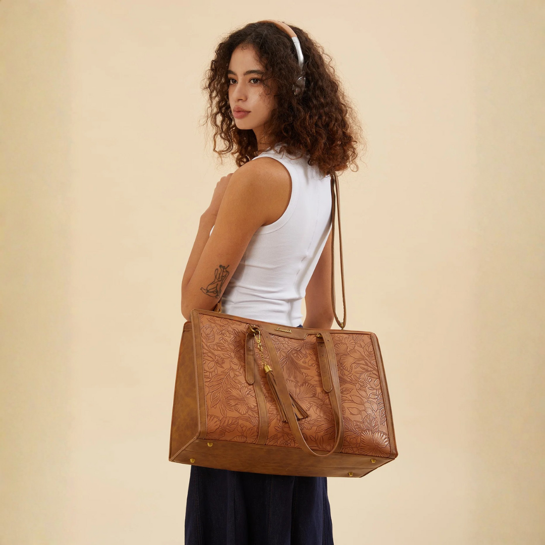 Bolso de Cuero Vintage Elegante para Portátil®