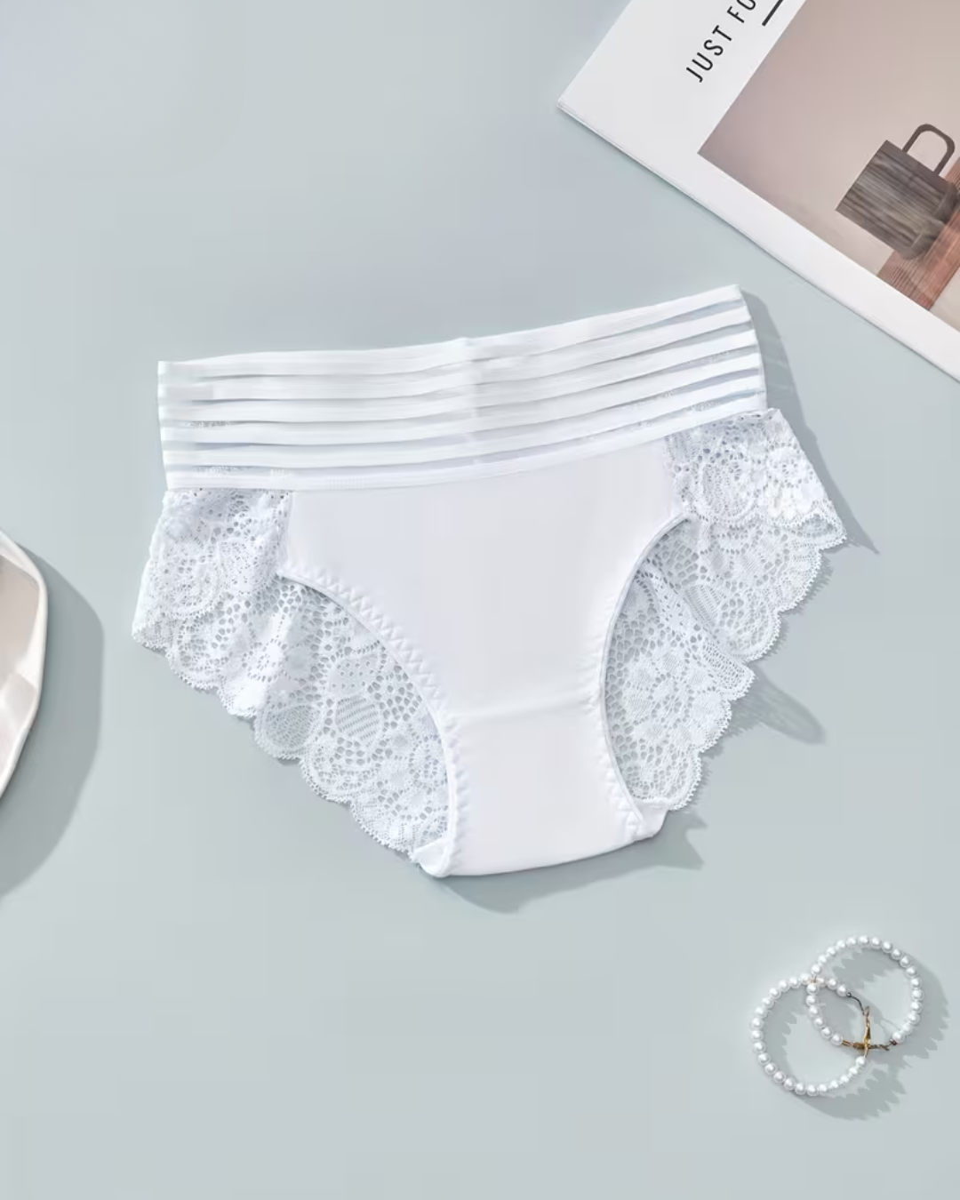 Ropa Interior de Encaje con Ajuste de Cintura Para Mujer (OFERTA 2X1)