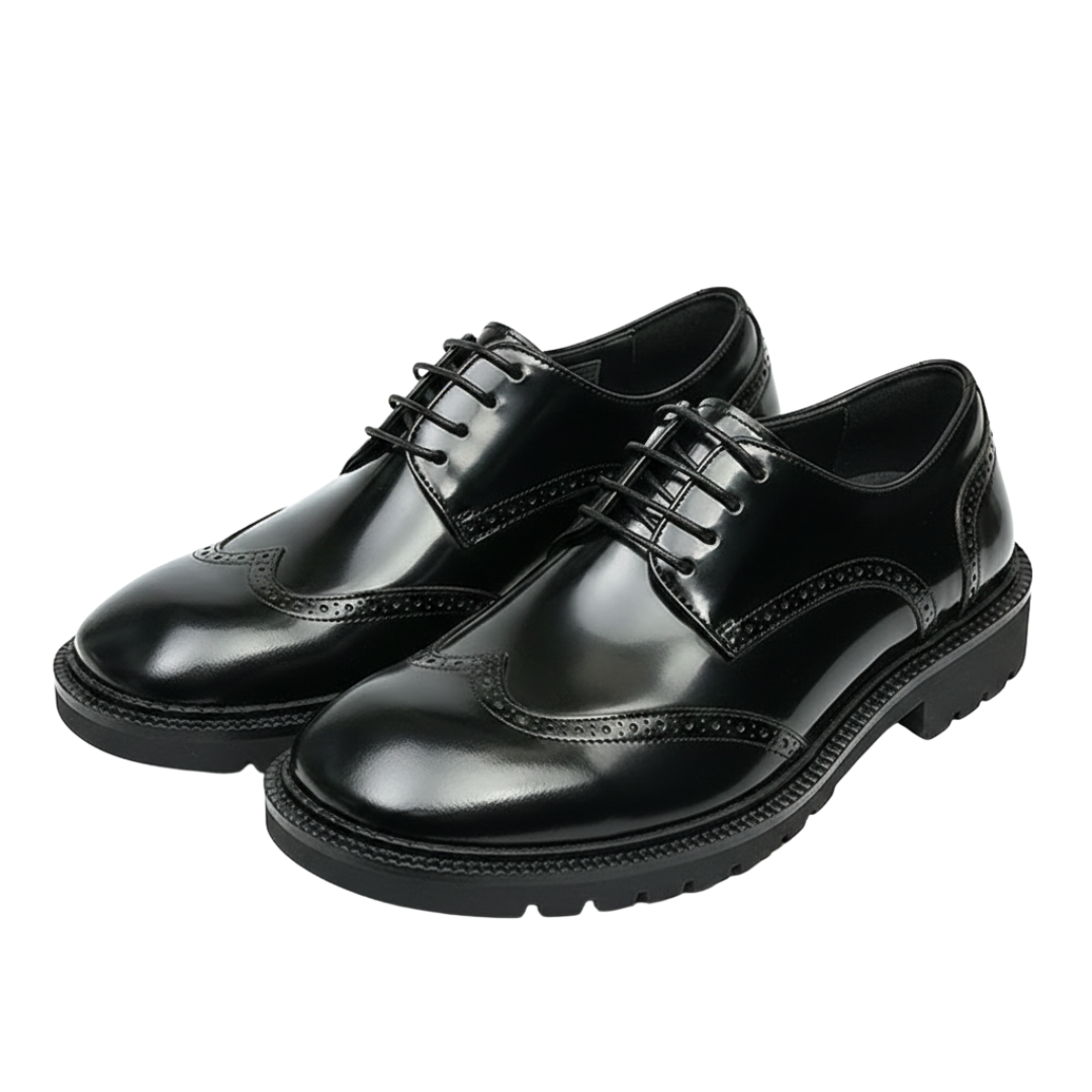 Zapatos brogue de estilo británico con puntera redondeada®
