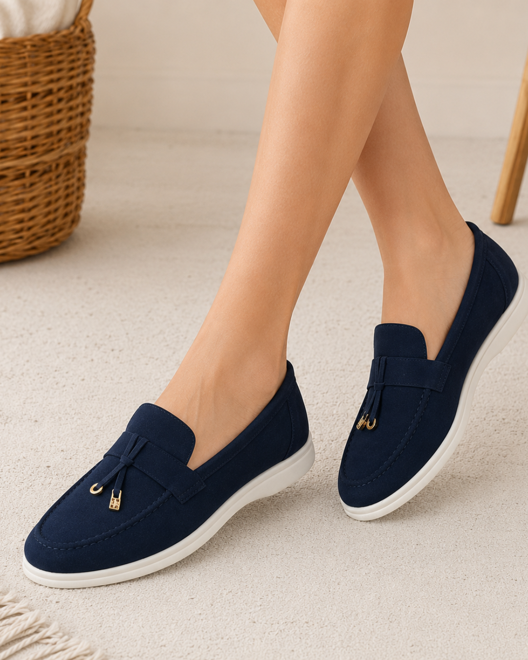 Mocasines Ligeros con Detalle Decorativo