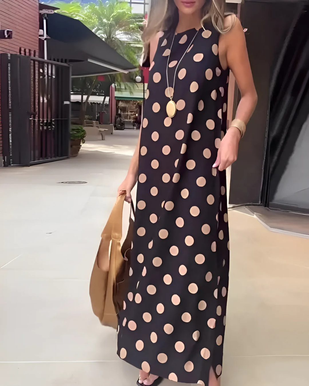 Vestido Holgado de Verano sin Mangas®