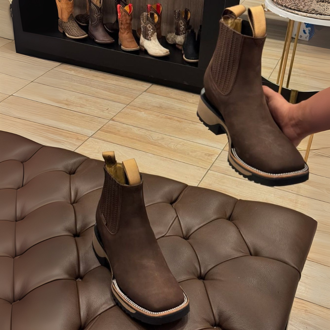 Botas Vaqueras de Cuero Viena
