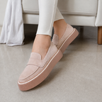 Mocasines de Ante con Suela de Goma