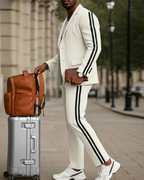 Conjunto Moderno de Blazer y Pantalón