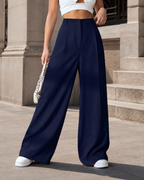 Pantalón Palazzo de Cintura Alta con Pinzas®