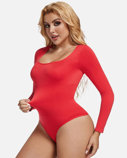 Body moldeador de manga larga para mujer®