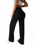 Pantalón de Pierna Recta y Cintura Alta para Mujer®