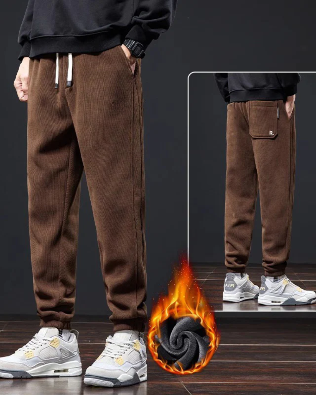Pantalones Térmicos Con Resistencia Y Confort Interior Para Hombre