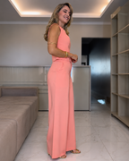 Conjunto de Top y Pantalón Palazzo