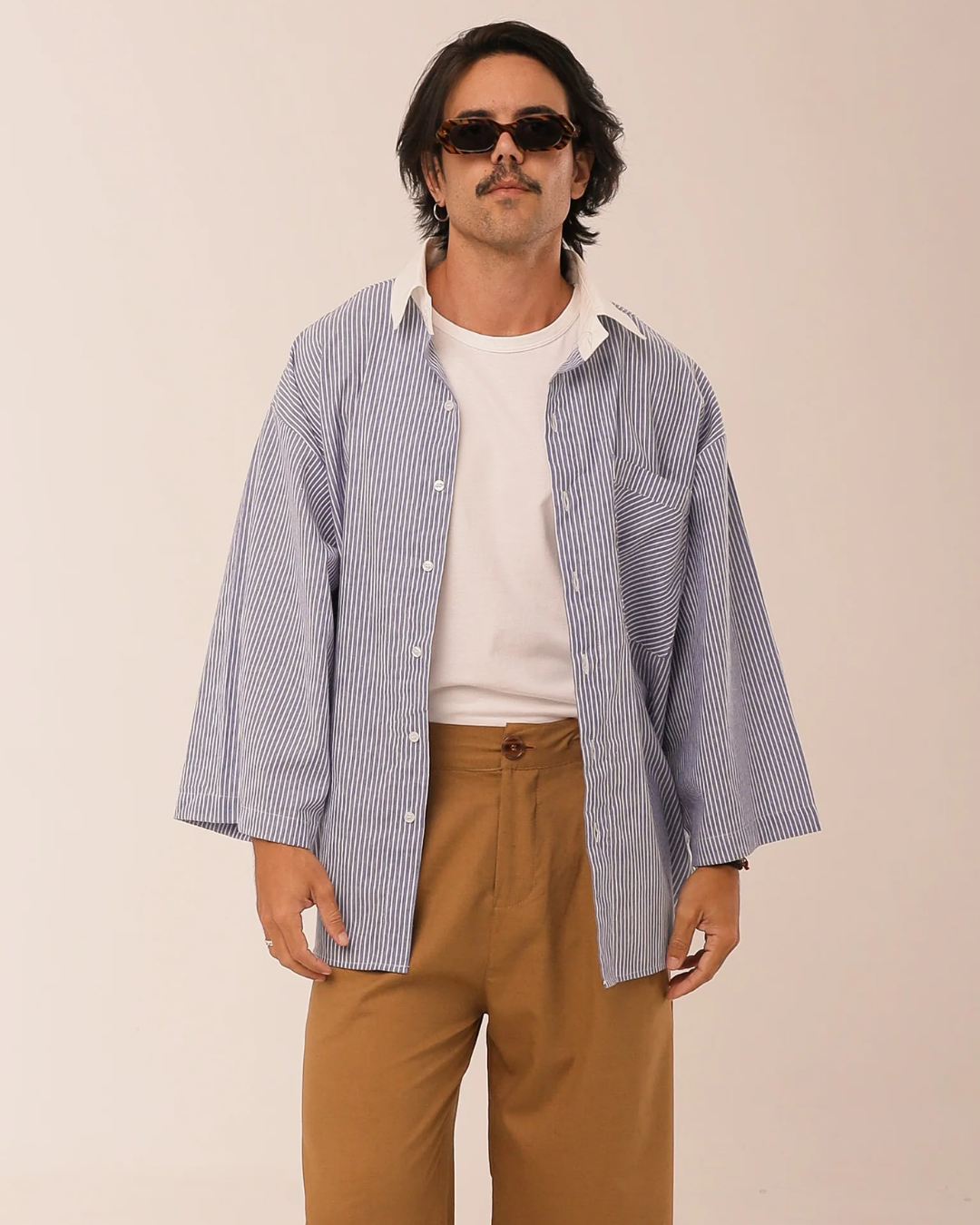 Camisa Oversize de Rayas®