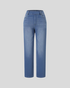 Pantalón de Mujer con Cintura Alta y Tejido Elástico, Comodidad y Estilo para el Día a Día