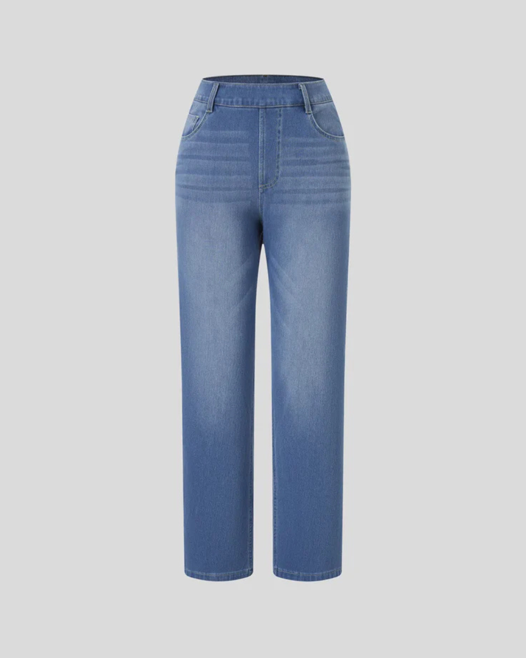 Pantalón de Mujer con Cintura Alta y Tejido Elástico, Comodidad y Estilo para el Día a Día