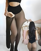 Leggings Modelador Térmico con Efecto Transparente para Mujer