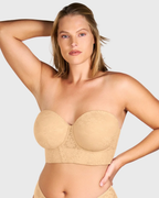 Sujetador Strapless con Relleno Ligero y Encaje (OFERTA 2X1)®