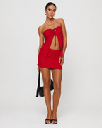 Conjunto de Falta y Top Strapless®