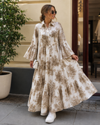 Vestido con Estampado Botánico
