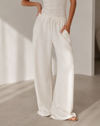 Pantalón Fluido de Corte Recto