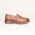 Mocasines con Tacón Bajo y Detalle Metálico®