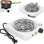 Placa Calefactora Portátil con Control de Temperatura Cocina Práctica y Compacta