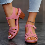 Sandalias de Tacón de Bloque London
