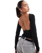 Blusa Manga Larga con Espalda Descubierta®