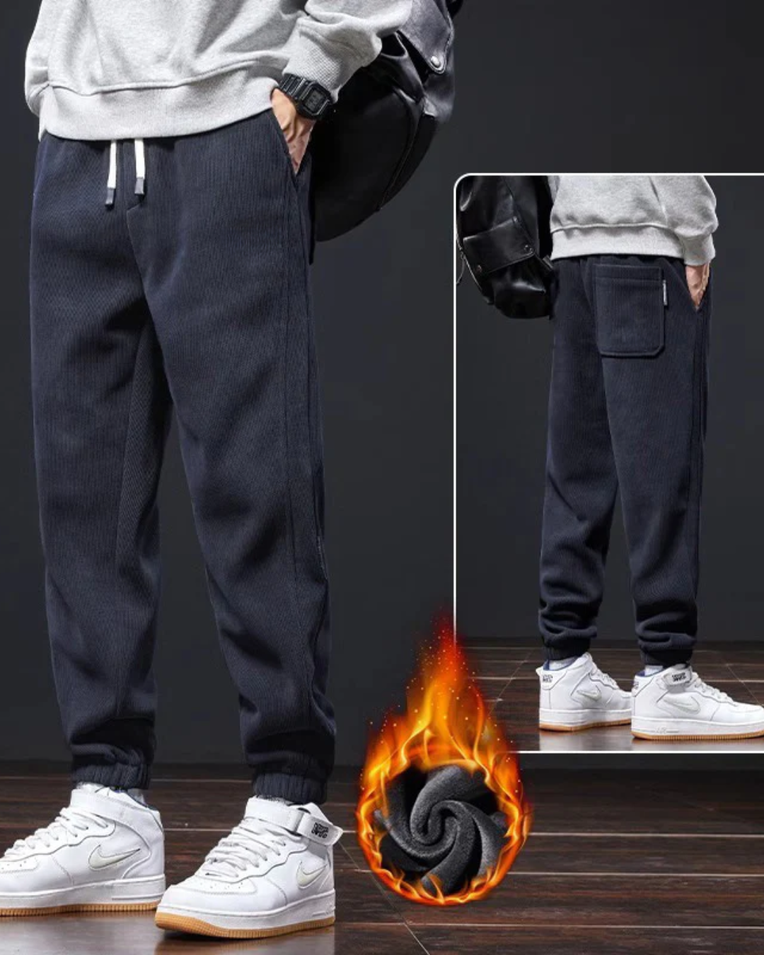 Pantalones Térmicos Con Resistencia Y Confort Interior Para Hombre